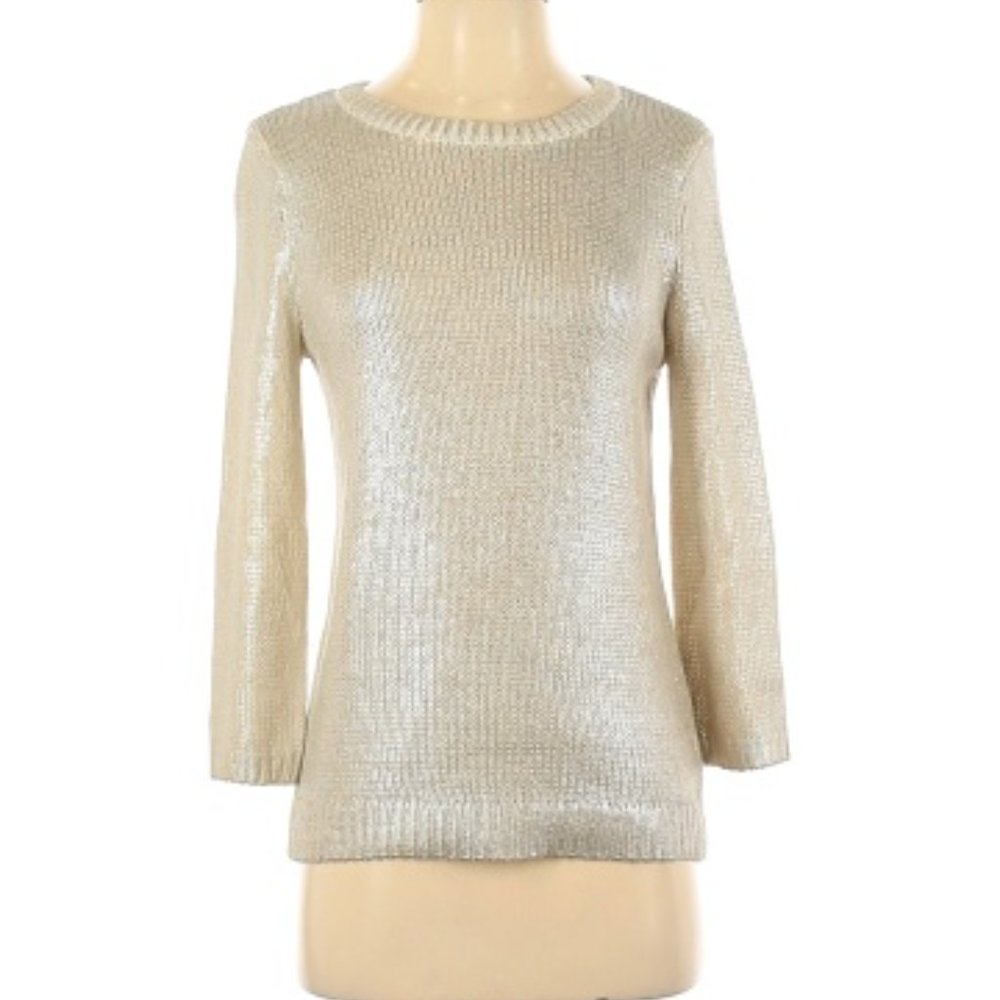NWT - JONES NEW YORK Metallic Knit Sweater